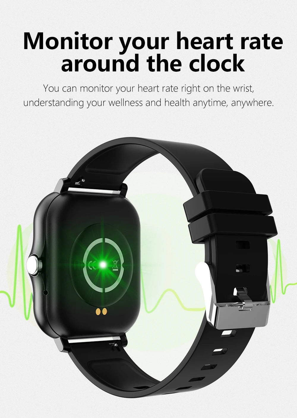 Elegance Rose Smartwatch – Touch Screen and Bluetooth Calling.