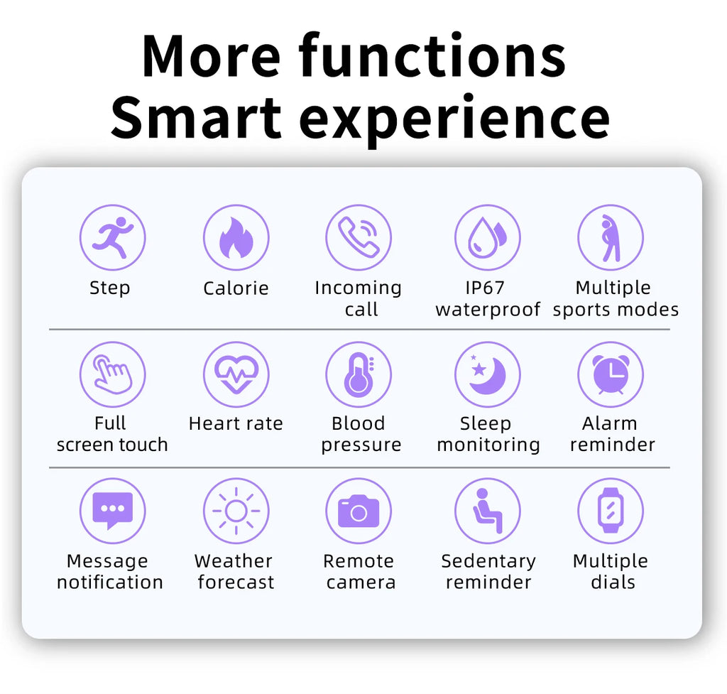LIGE 2026 Smartwatch with Heart Rate Monitor