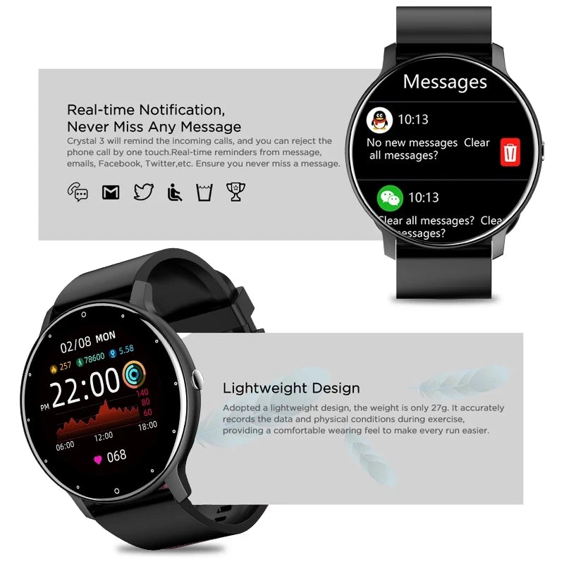 LIGE 2026 Smartwatch with Heart Rate Monitor