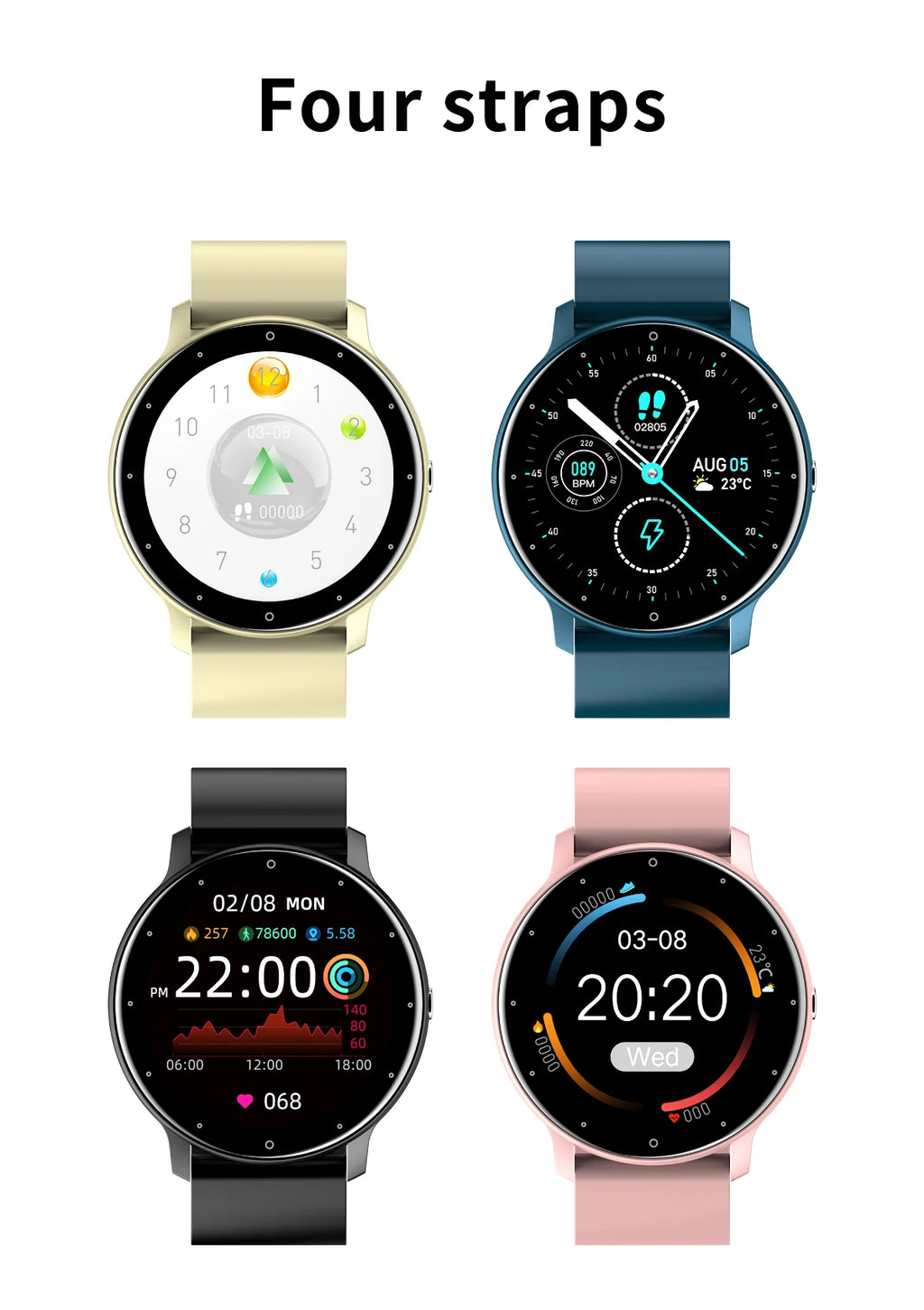 LIGE 2026 Smartwatch with Heart Rate Monitor