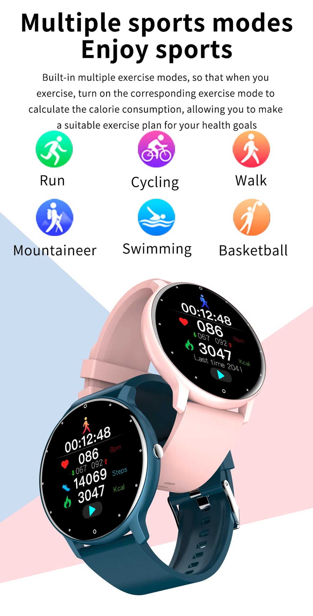 LIGE 2026 Smartwatch with Heart Rate Monitor