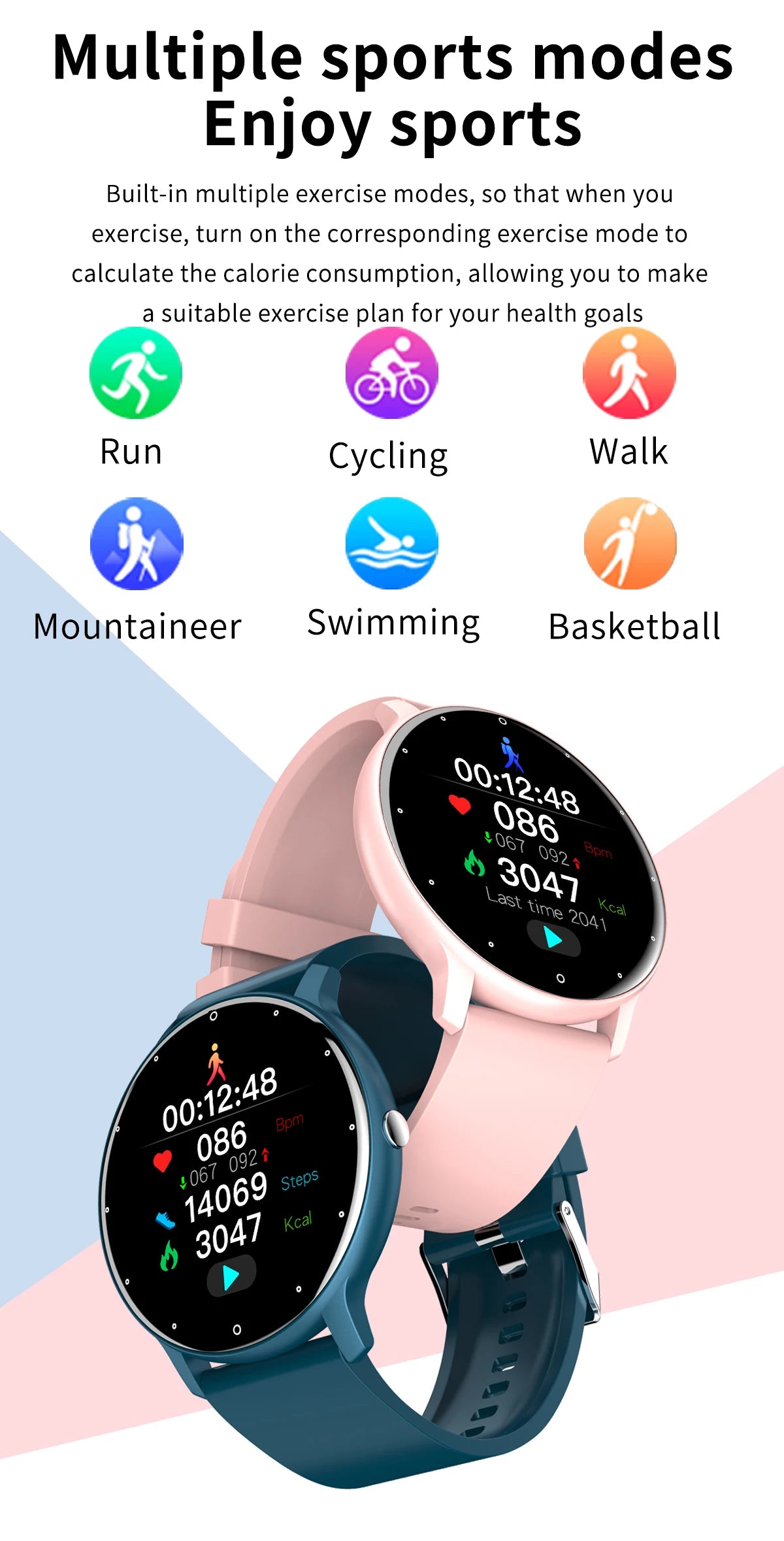 LIGE 2026 Smartwatch with Heart Rate Monitor
