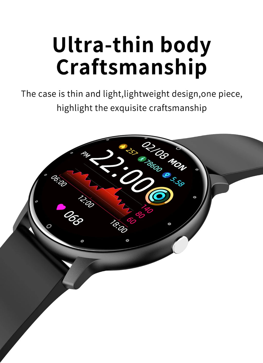 LIGE 2026 Smartwatch with Heart Rate Monitor