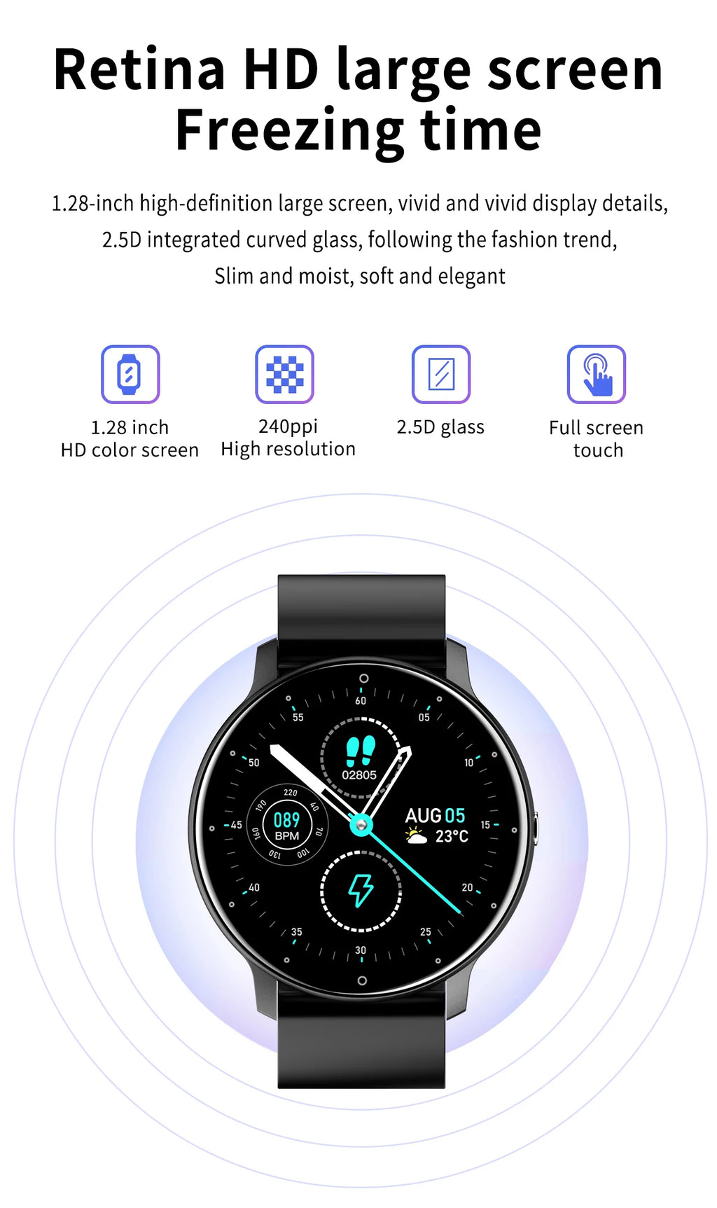 LIGE 2026 Smartwatch with Heart Rate Monitor