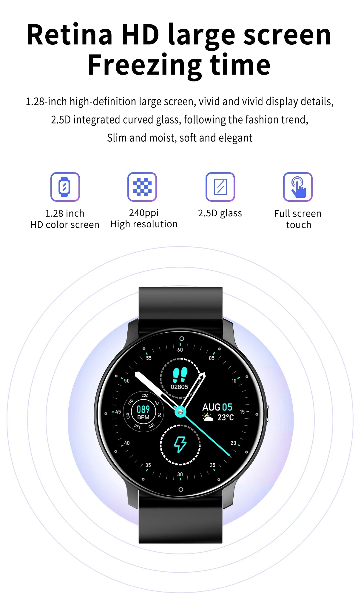 LIGE 2026 Smartwatch with Heart Rate Monitor