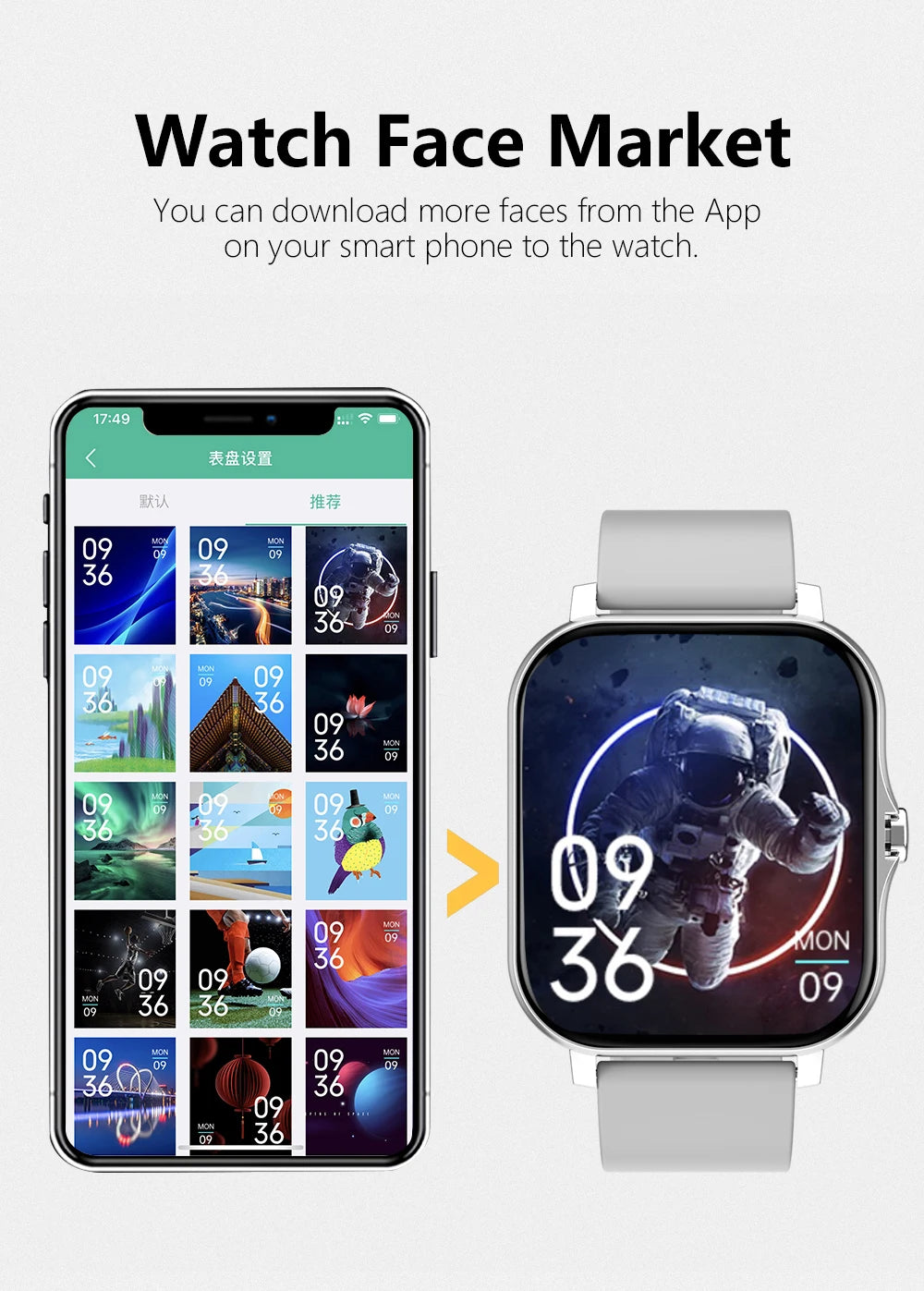 Elegance Rose Smartwatch – Touch Screen and Bluetooth Calling.