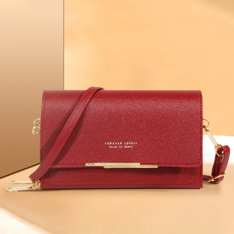 Korean Multifunctional Wallet with Shoulder Bag