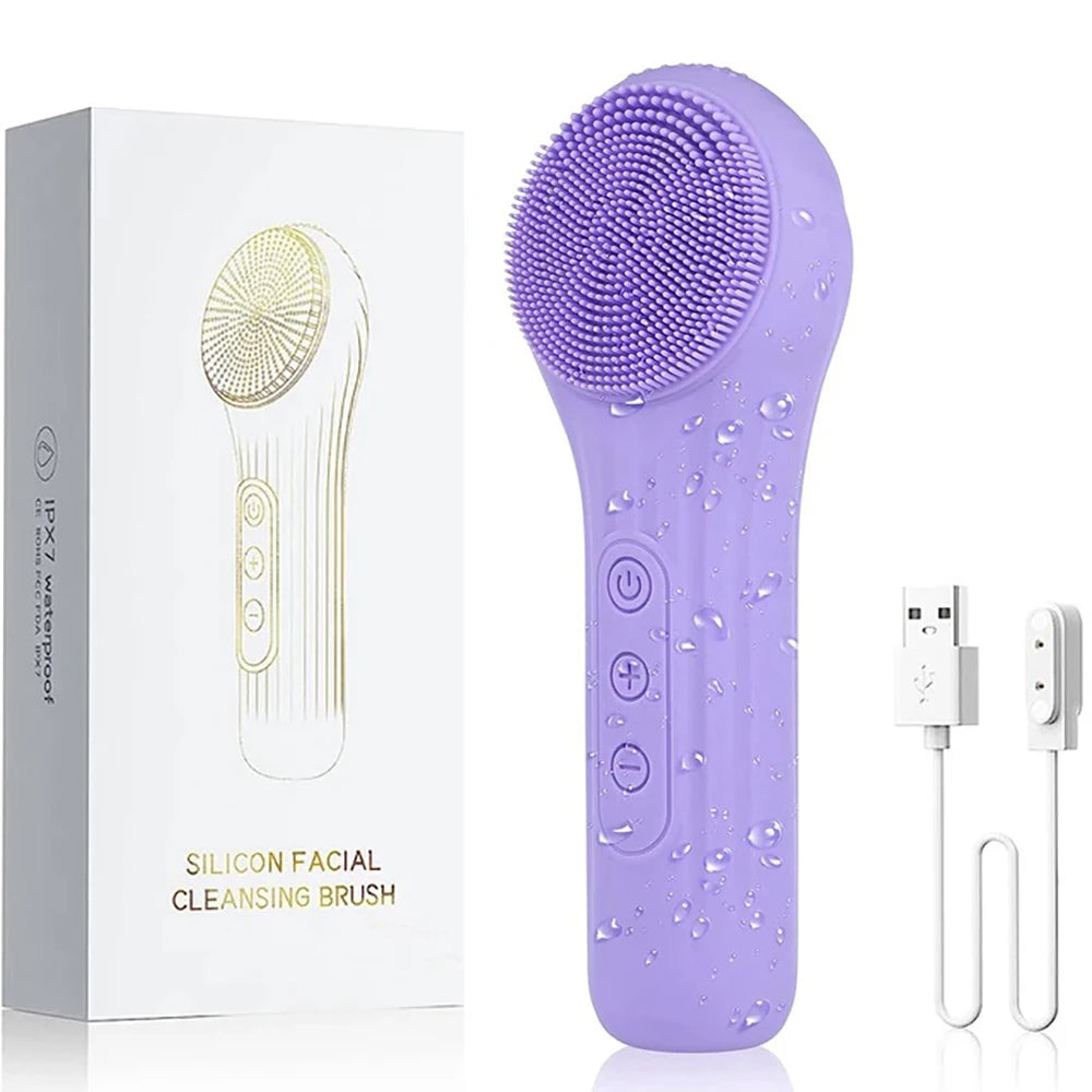 Rechargeable Sonic Facial Cleansing Brush
