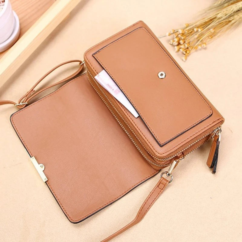 Korean Multifunctional Wallet with Shoulder Bag