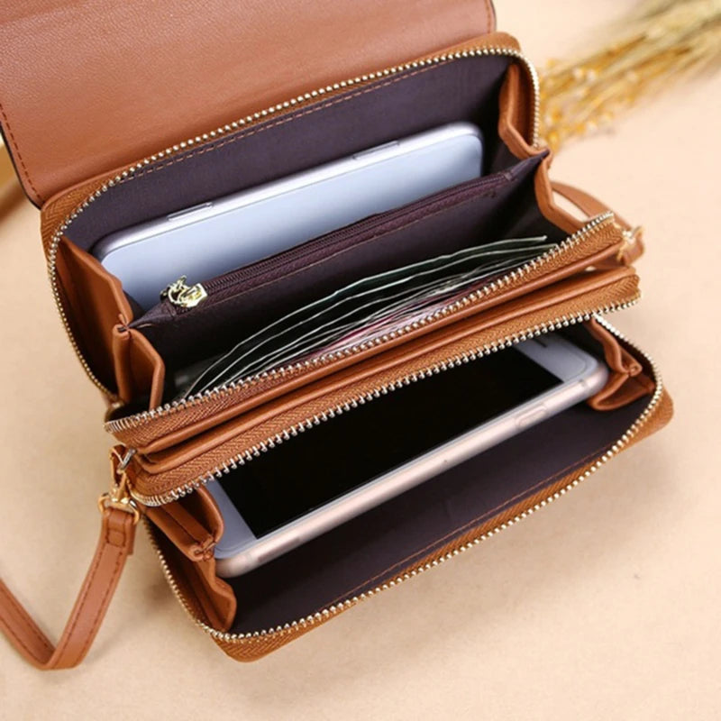 Korean Multifunctional Wallet with Shoulder Bag