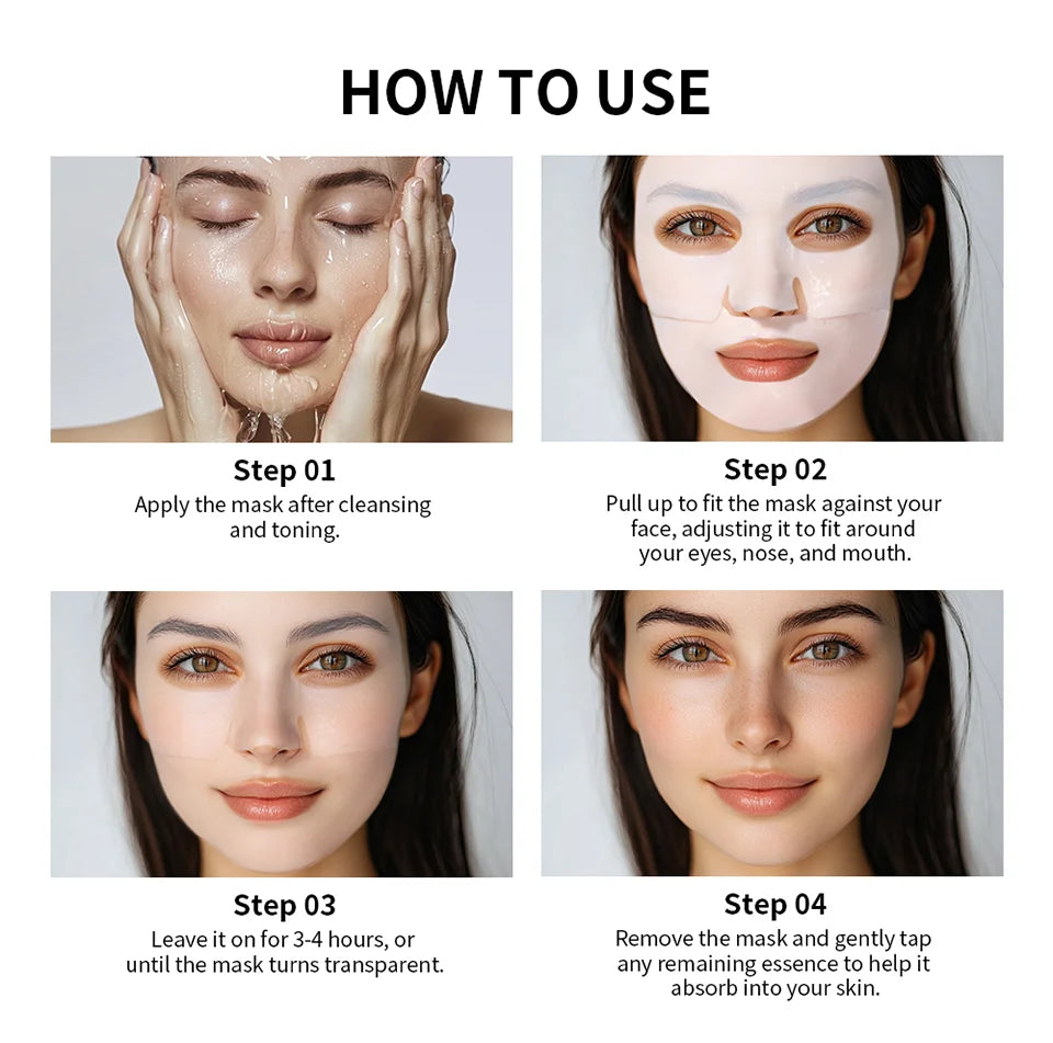Aurora Nova 4 Bio-Collagen Real Deep Mask – Overnight Hydration & Glass Skin Glow