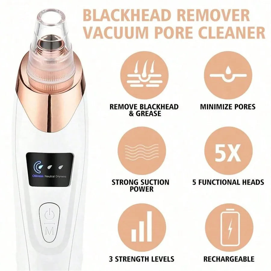 5-Level Vacuum Blackhead Remover Extractor