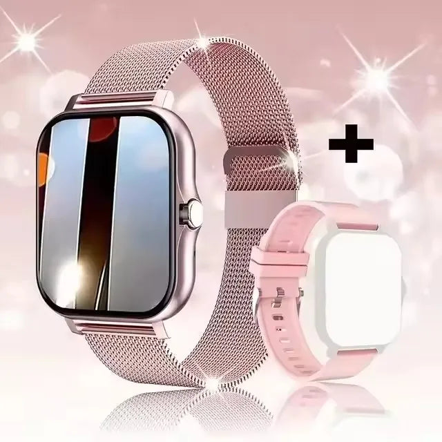Elegance Rose Smartwatch – Touch Screen and Bluetooth Calling.