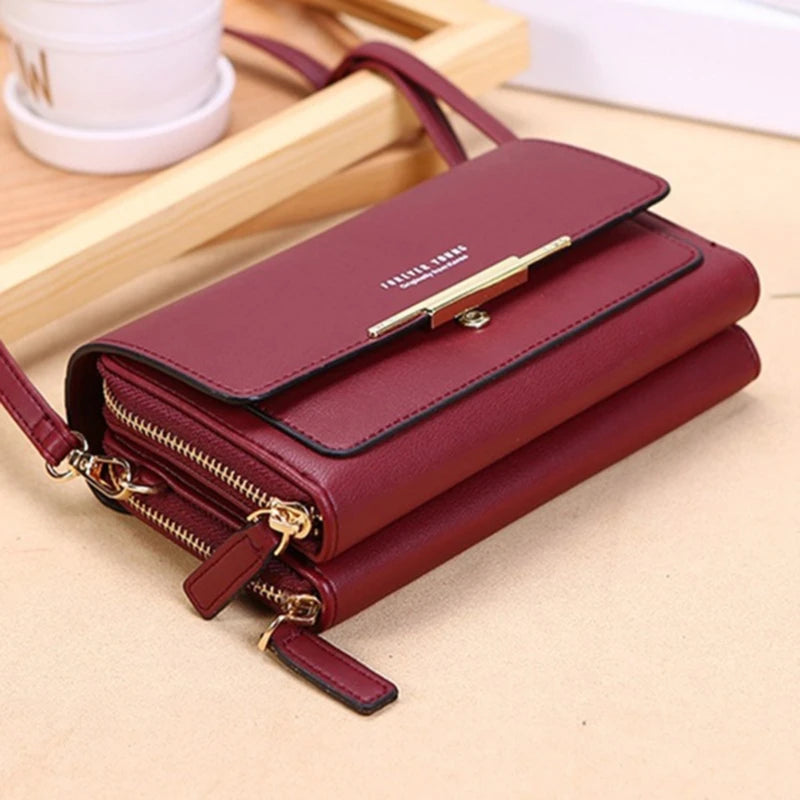Korean Multifunctional Wallet with Shoulder Bag