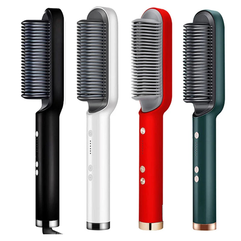 Professional Electric Hair Curler with Cylindrical Barrel – Negative Ions & Perfect Curls