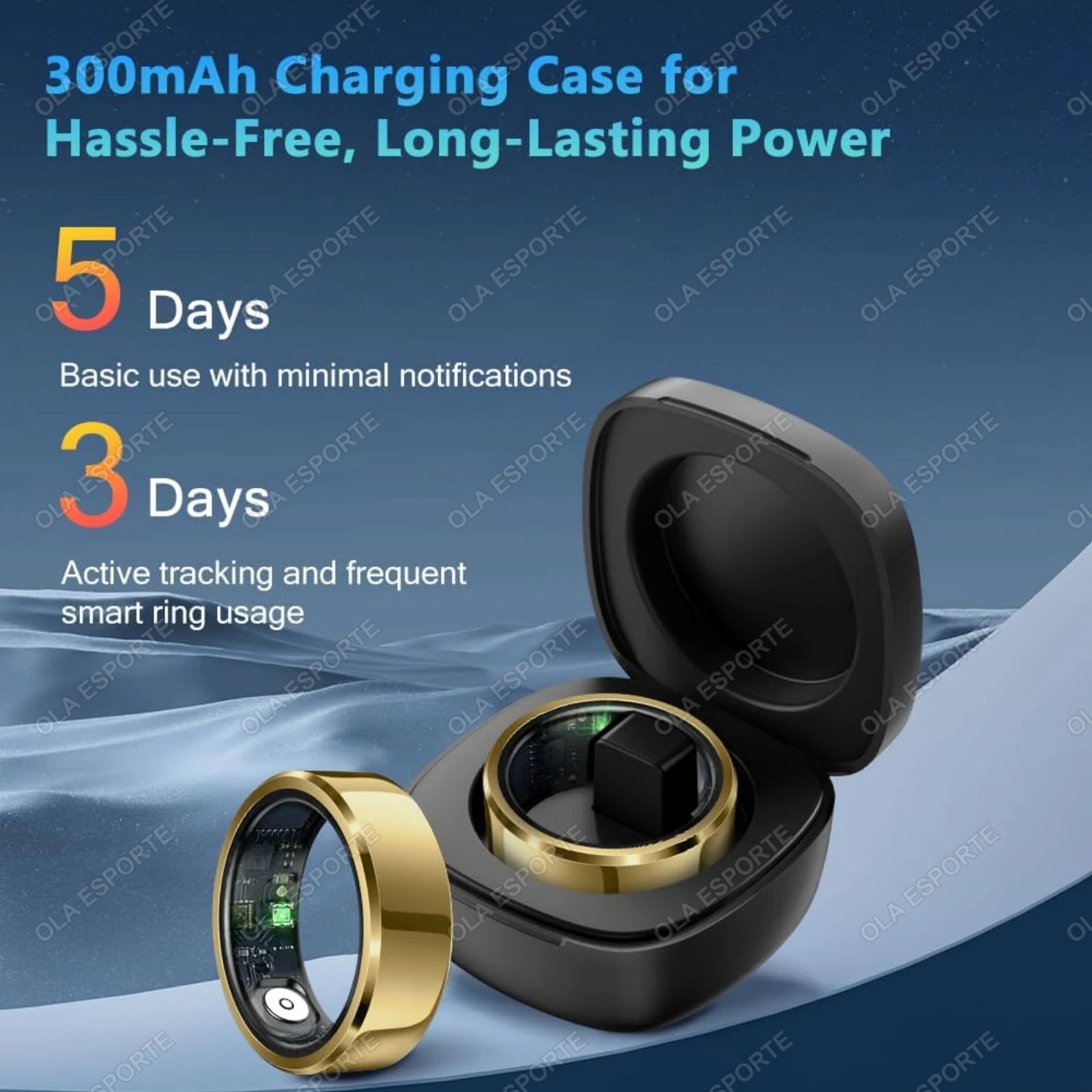 Aurora Nova 4 Ring S20: Smart Health & Sleep Tracker Ring