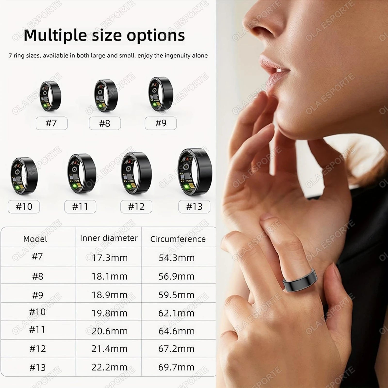 Aurora Nova 4 Ring S20: Smart Health & Sleep Tracker Ring
