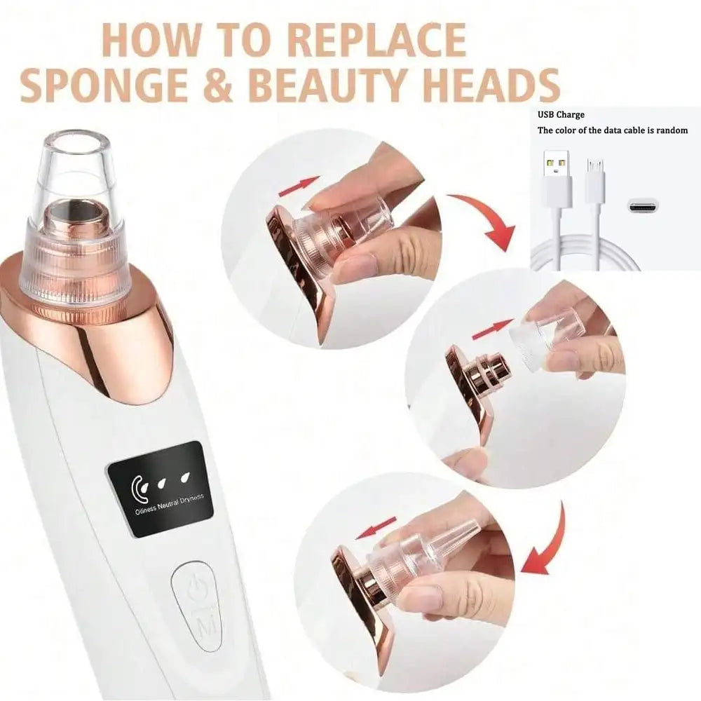 5-Level Vacuum Blackhead Remover Extractor