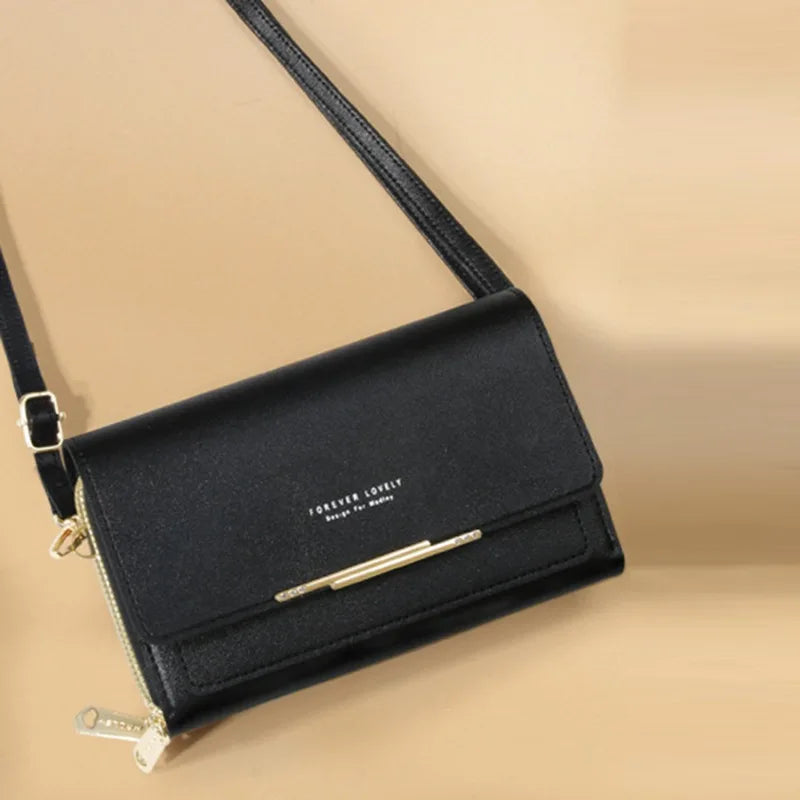 Korean Multifunctional Wallet with Shoulder Bag