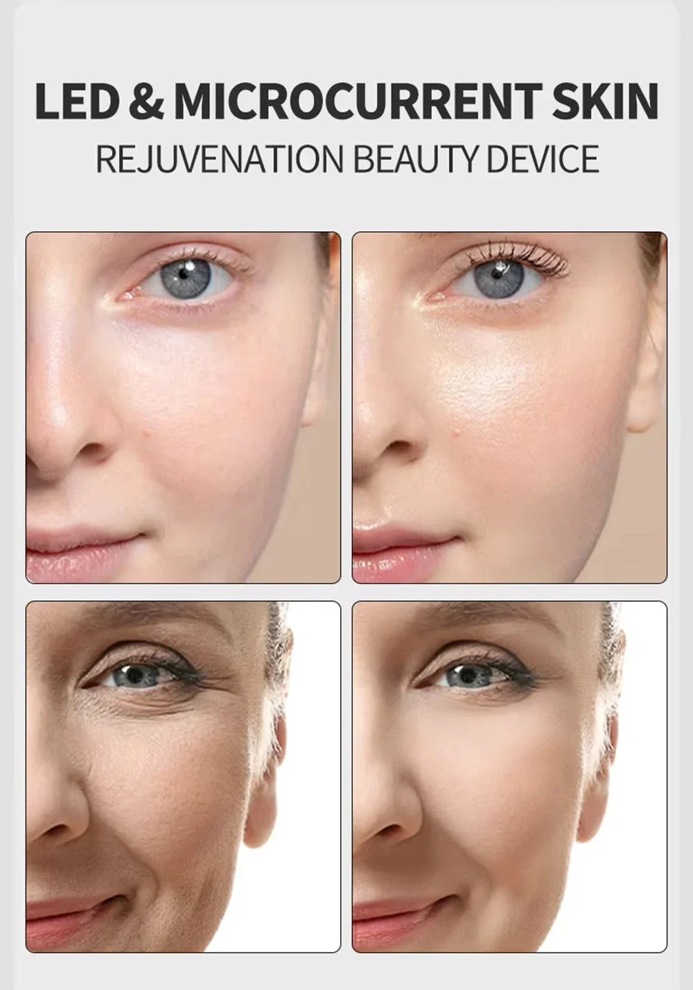 EMS Microcurrent Anti-Aging Facial Massager