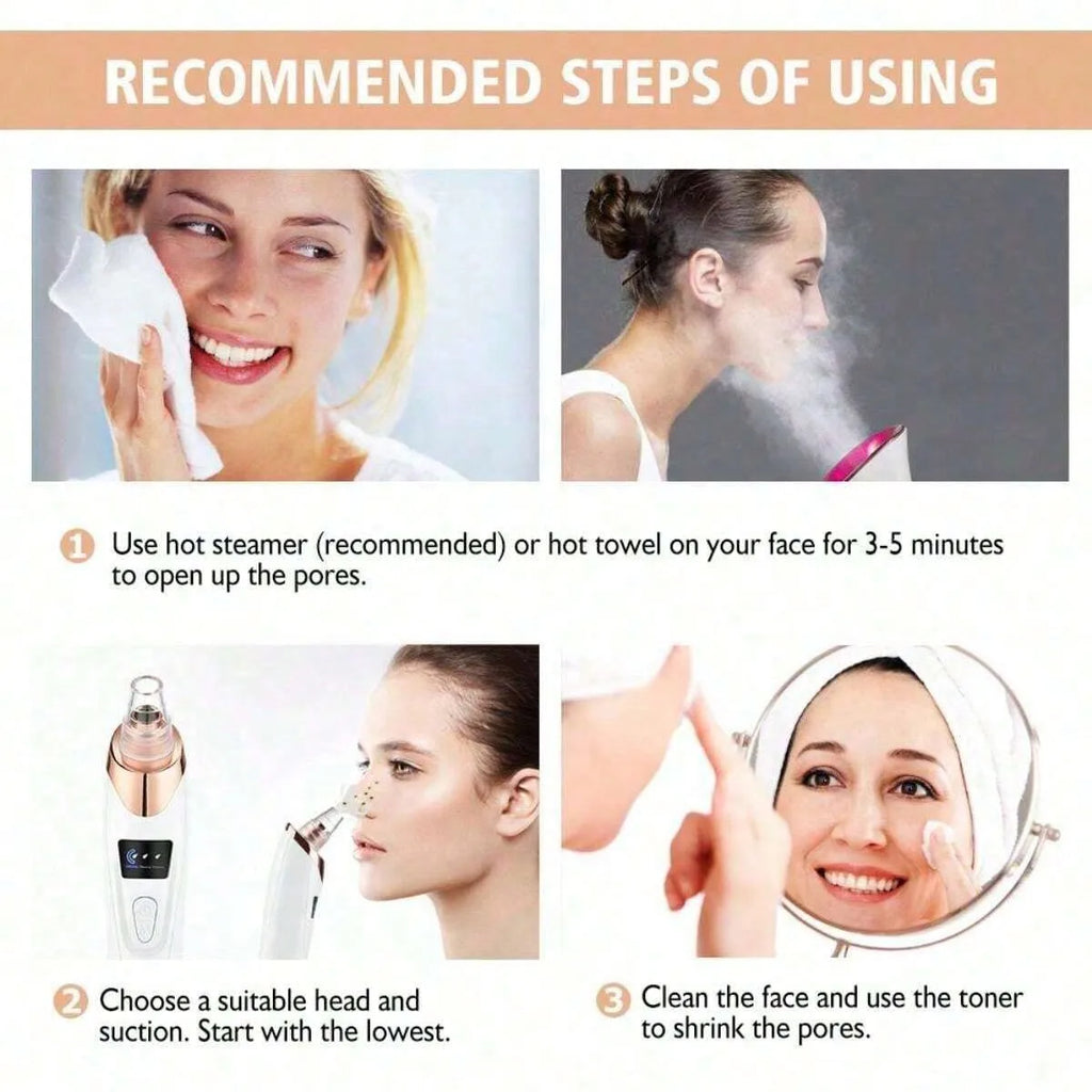 5-Level Vacuum Blackhead Remover Extractor