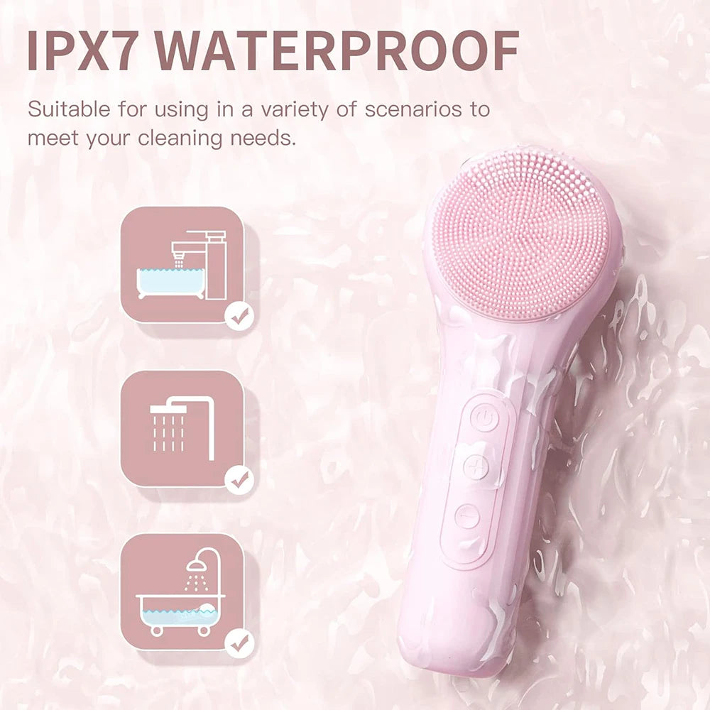 Rechargeable Sonic Facial Cleansing Brush
