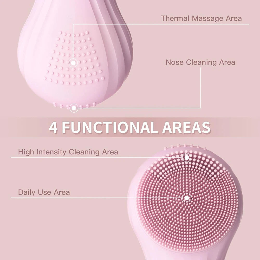 Rechargeable Sonic Facial Cleansing Brush