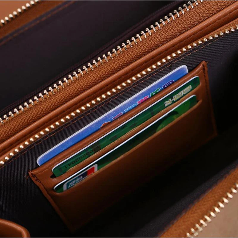 Korean Multifunctional Wallet with Shoulder Bag