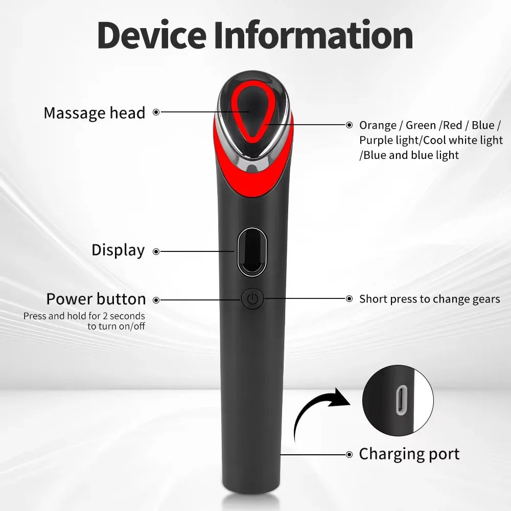 EMS Microcurrent Anti-Aging Facial Massager