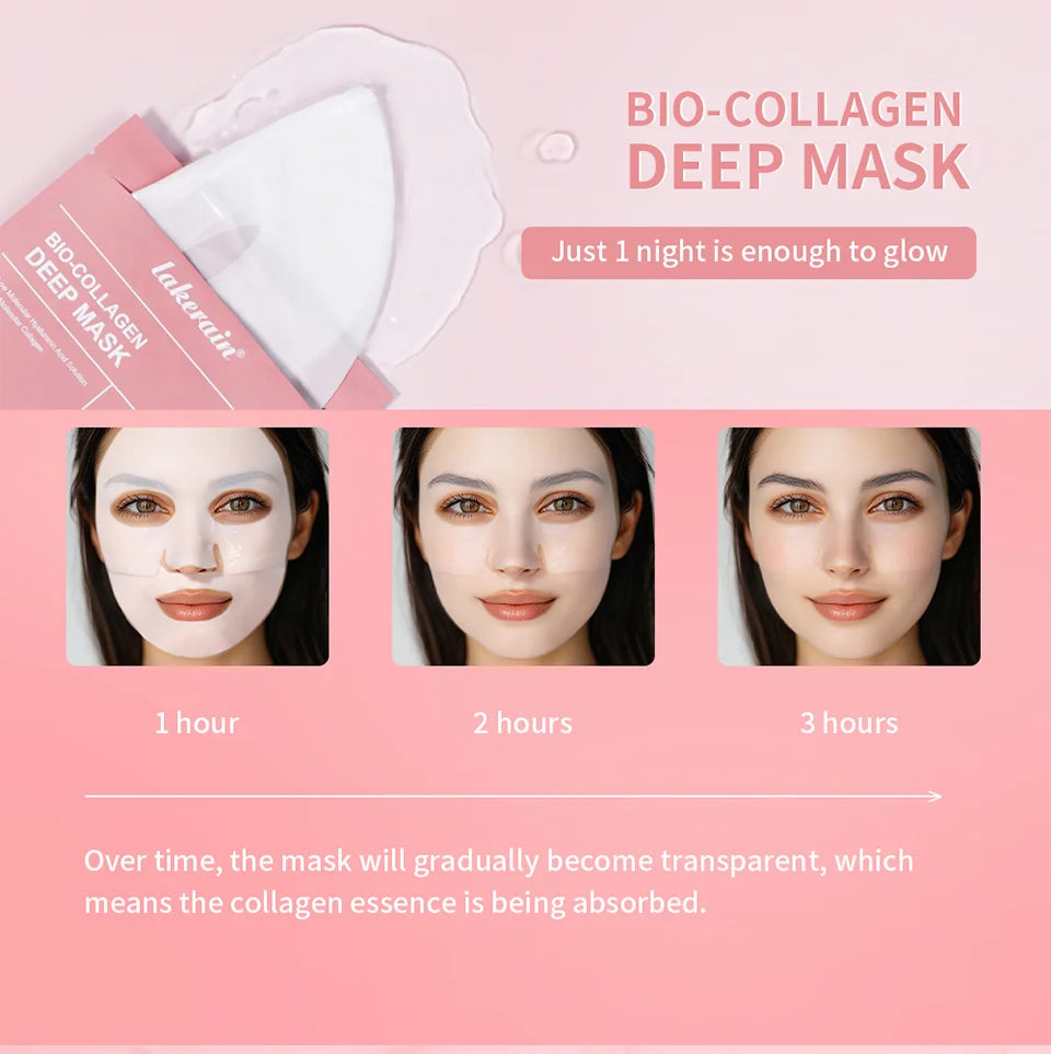Aurora Nova 4 Bio-Collagen Real Deep Mask – Overnight Hydration & Glass Skin Glow