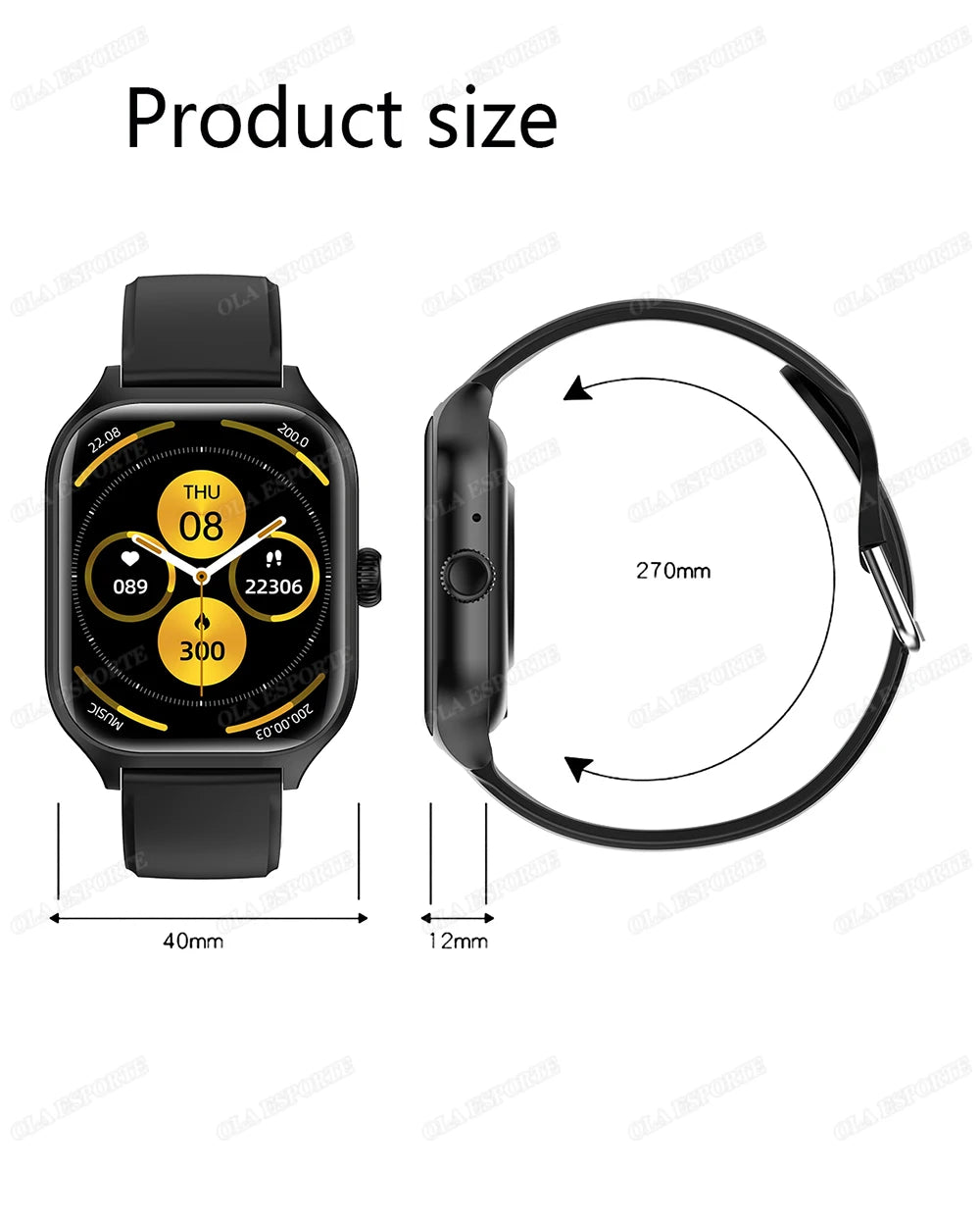 Sport Smartwatch with Bluetooth Calling
