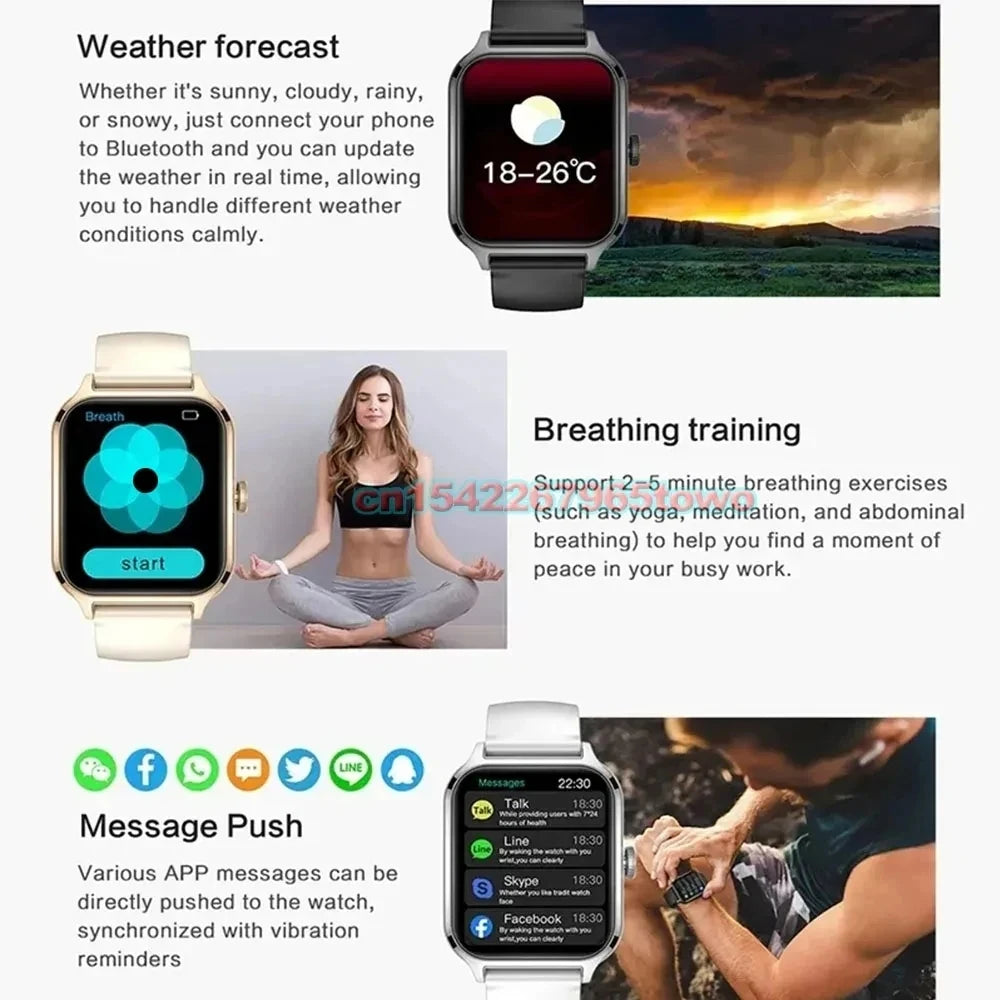 Sport Smartwatch with Bluetooth Calling