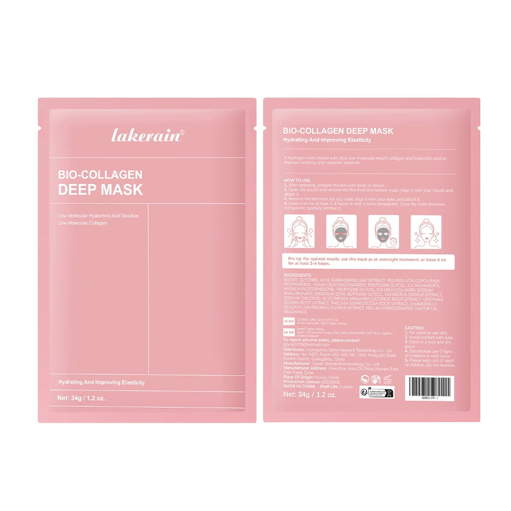 Aurora Nova 4 Bio-Collagen Real Deep Mask – Overnight Hydration & Glass Skin Glow