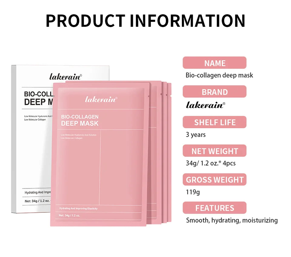 Aurora Nova 4 Bio-Collagen Real Deep Mask – Overnight Hydration & Glass Skin Glow