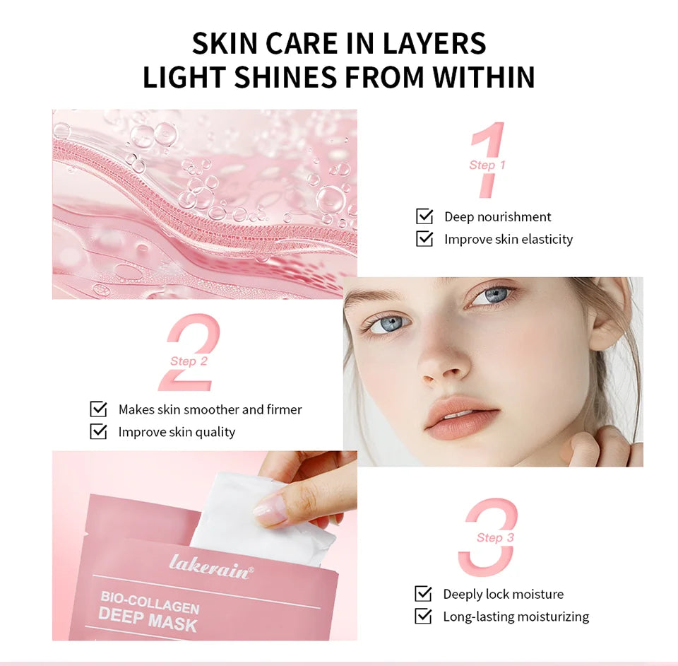 Aurora Nova 4 Bio-Collagen Real Deep Mask – Overnight Hydration & Glass Skin Glow