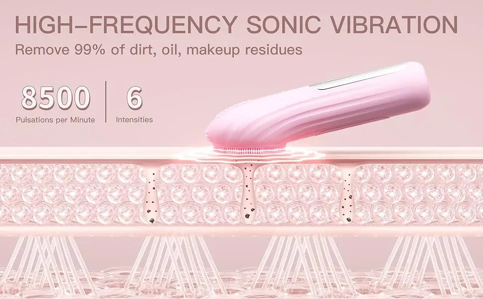 Rechargeable Sonic Facial Cleansing Brush