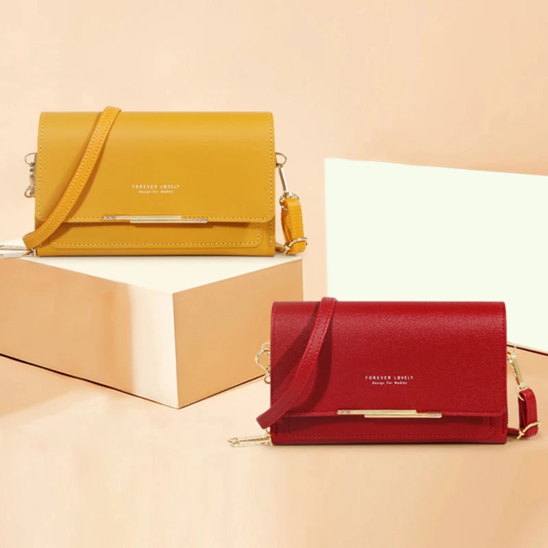 Korean Multifunctional Wallet with Shoulder Bag