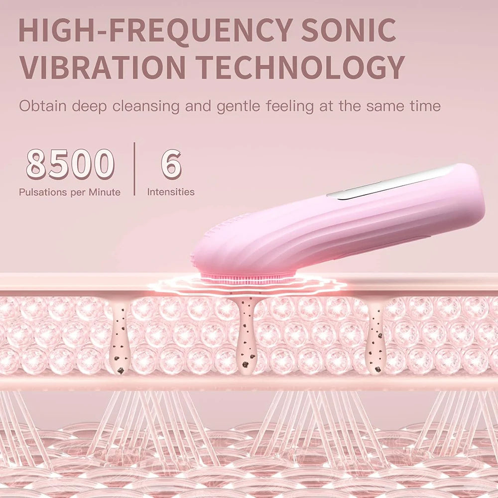 Rechargeable Sonic Facial Cleansing Brush