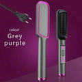 Anti-Scald Electric Hair Straightener Brush with Negative Ions