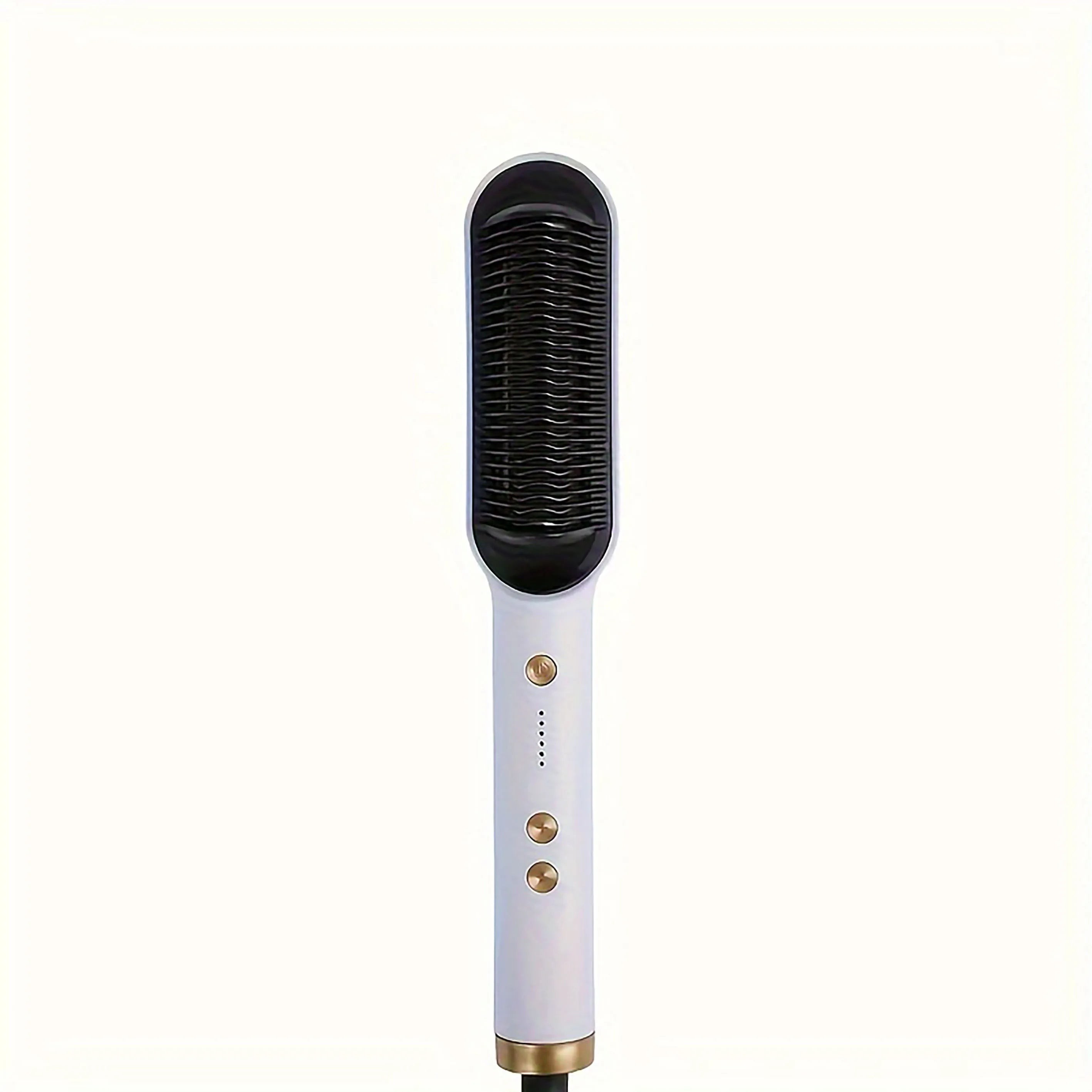 2-in-1 Electric Hair Straightener & Curler Comb – Negative Ions & Fast Heating