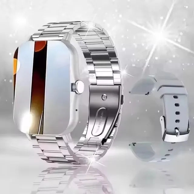 Elegance Rose Smartwatch – Touch Screen and Bluetooth Calling.