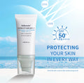 Lakerain Water-fit Sun Serum SPF 50 PA+++ with Centella, a watery sunscreen for daily skin protection.